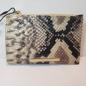 Brahmin McKenna Latte Ballington Coin Case